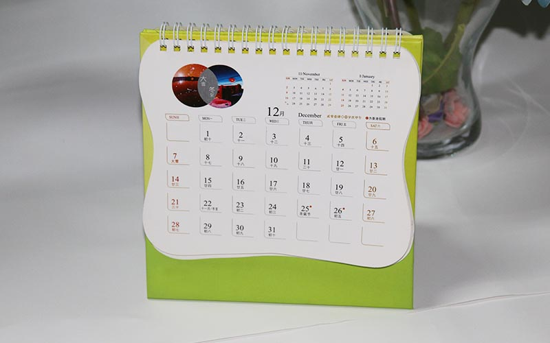新款台曆定制廠家，定制各種